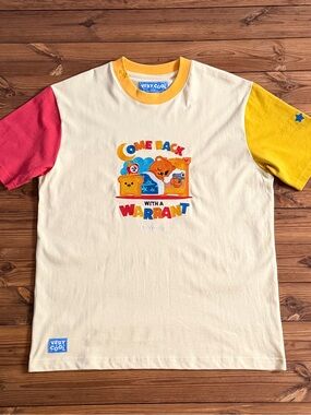 Cool Shirtz Cold Ones Very Cool yellow warrant T-shirt XS S M XL 2XL 3XL NWOT